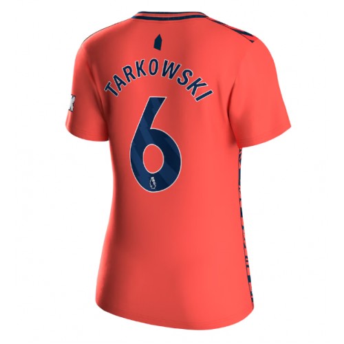 Ženski Nogometni dresi Everton James Tarkowski #6 Gostujoči 2023-24 Kratek Rokav